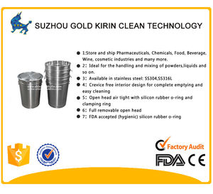 Réservoir de stockage de liquide d'eau alimentaire en acier inoxydable de 150 litres, adapté au laboratoire chimique - Product Image 2