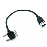 Kabel MM Male ke IC Male ke USB-A USB-B Micro-USB untuk Hard Drive Mobile & Transfer Data Ponsel Tembaga Hitam