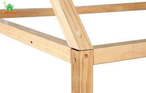 Twin Montessori Boden Plattform Bett Etagen bett Schutz Kinder betten <span class=keywords><strong>Junior</strong></span> Kinder Massivholz Kleinkind Krippe - Product Image 2