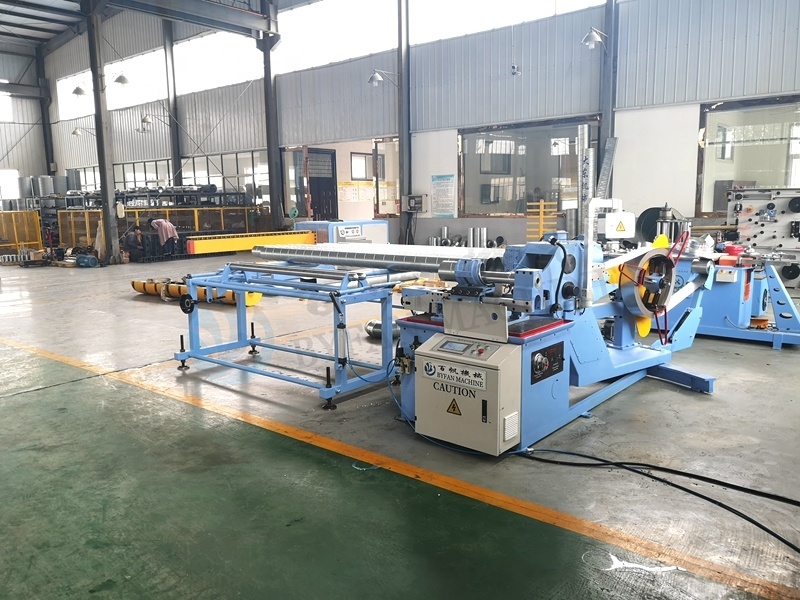 BYL-1600 spiro tube former 100-1600mm spiral duct forming Machine spiral rollformer ventilation purpose
