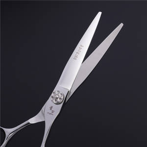 Ciseaux de coiffure Zhi Dao 6 pouces, ciseaux à effiler en acier inoxydable 440C, tête droite, usage professionnel, finition polie - Product Image 5