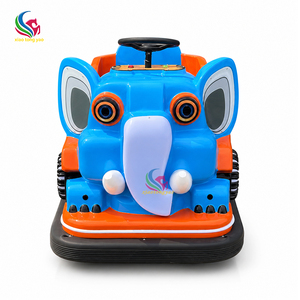 <span class=keywords><strong>Voiture</strong></span> tamponneuse électrique en forme d'éléphant pour enfants, véhicule de divertissement à batterie pour aires de jeux intérieures et centres commerciaux - Product Image 3
