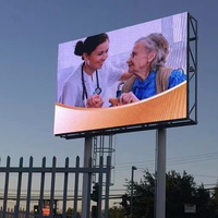 Écran LED mural extérieur P8 étanche en fer, panneau d'affichage LED extérieur