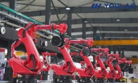 Robot Colaborativo de Seis Ejes YOUHAO, Carga Útil de 10 kg, Motor Flexible, Acabado de Metal y Plástico, Pulido, Automatización