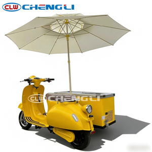 Tricycle électrique réfrigéré 60V 120L pour la vente de crème glacée avec réfrigérateur - Product Image 3