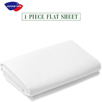 Draps de lit d'hôtel de luxe 100 % coton pur, vente en gros d'usine, tailles Twin, King, Queen, adaptés aux chambres d'hôtel