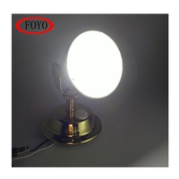 FOYO Lampe de table LED 12V Lampe de lecture Navigation marine Lampe de lecture en laiton pour bateau