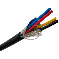 Cable eléctrico RVV4 x 0,5, cable de 2,5mm, 4 núcleos, 0,5mm, flexible, de pvc, barato