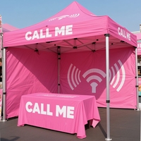Nappe de table en polyester durable et écologique Aisa Display, imprimée numériquement, pour les événements de fête et promotionnels