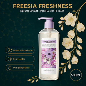 Champú Líquido con Fragancia a Fresia al por Mayor, 500ml, Suavizante, Sedoso, Hidratante, Nutritivo, Brillo, Cuidado del Cuero Cabelludo, Refrescante, Marca Privada - Product Image 2