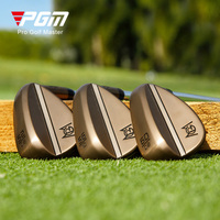 Wedge de golf personnalisé PGM SG018 48 ° /50 ° /52 ° /54 ° /56 ° /58 ° /60 ° /62 ° /64 °   Ensemble de fers de golf pour droitiers, clubs de golf