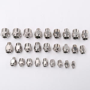 Connecteurs pneumatiques à connexion rapide tout métal Connecteurs de tuyau d'air en acier inoxydable pour pièces pneumatiques - Product Image 1