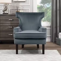 Échantillon Gratuit - Fauteuil Inclinable Moderne en Tissu pour Hôtel et Maison, Chaise Longue de Salon en Velours pour Balcon et Loisirs