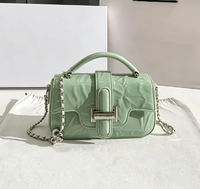 Damentaschen aus Leder mit besticktem Schultergurt – Neue hochwertige kleine Tasche mit süßem und niedlichem Aufdruckdesign