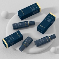 Emballage en papier cosmétique de luxe écologique personnalisé avec logo, tube de rouge à lèvres brillant en carton, petit rectangle, emballage de beauté, huile à ongles