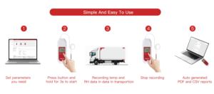 Externe Sonde Datalogger Voor Diepvriezer Monitoring, -50 ° C Tot 70 ° C, Herbruikbare, Hoge Nauwkeurigheid - Product Image 5
