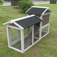 Pattes d'ange à lapin en bois, design bon marché pour cages à lapin avec grande course et plateau