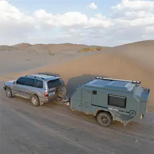 Njstar Off Road Light Pickup Caravan Hidráulico Pop Up Tent Travel Trailer Fabricante Venta caliente