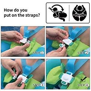 Flotadores Para Bebes, flotador inflable para nadar para bebés, anillo de cintura para niños, flotador inflable para <span class=keywords><strong>piscina</strong></span> con toldo para <span class=keywords><strong>3</strong></span> <span class=keywords><strong>meses</strong></span> a 6 años - Product Image 5