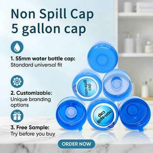 Tapa de Jarra de 55 mm y 20 L (5 Galones) de Grado Alimenticio, Tapa de Plástico Antiderrames de 8 g/8,5 g para Botella de 20 Litros, Dispensador de Agua - Product Image 3