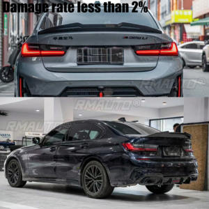 Pour BMW G20 2019 2020 320i 320D NOUVEAU SPOILER ARRIÈRE EXTÉRIEUR ABS Série 3 Aile de coffre Décoration de voiture PSM Styling - Product Image 2