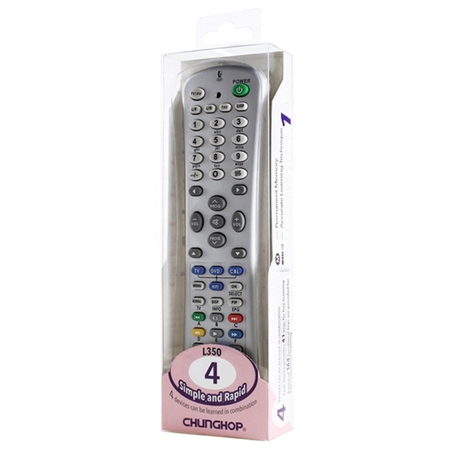 Universal for TV Remote Control with Learning Function Plastic ABS 45 Keys for LED/LCD TVs