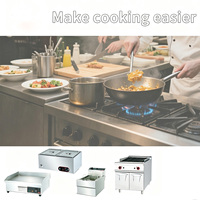 Peralatan Dapur Komersial Kustom Satu Set Lengkap Bahan Stainless Steel Solusi Proyek Katering Restoran Tenaga Gas & Listrik