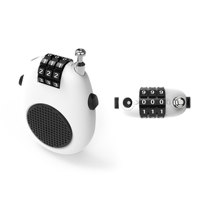 Casco antirrobo portátil Combinación ajustable Bloqueo de cable retráctil <span class=keywords><strong>para</strong></span> bicicleta scooter - Product Image 4