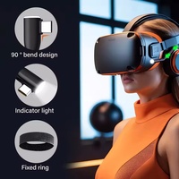 Cable USB A a USB C de 5M y 16 pies, 5Gbps, USB 3,2 Gen 1 VR, Cable de enlace de transmisión para Oculus Meta Quest 2 3 3S PICO 4/Neo 3 VR, Cable para auriculares