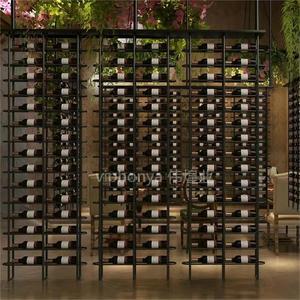 Tường leo núi Giá rượu vang với Vàng/Đen/bạc Thép không gỉ trong kim loại hầm rượu vang lắp ráp rượu vang hiển thị kệ cho vintner - Product Image 3