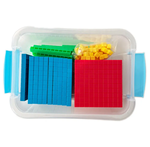 Outils d'école <span class=keywords><strong>mathématique</strong></span> <span class=keywords><strong>Base</strong></span> en plastique lisse non toxique Dix blocs - Product Image 6