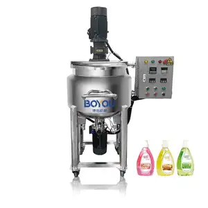 50 100 liter Chemical Reactor Prices Dishwashing Liquid Making Machine Liquid Soap Detergent Mixing Machine Mixing Tank