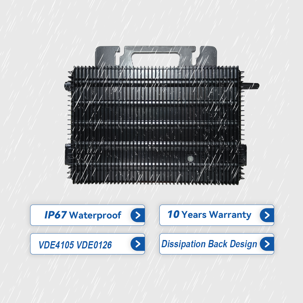Anti Counter Current Smart Solar Mini Inverter 2000W IP67 Waterproof 4 MPPT Controller Three Phase 96% Efficiency 10 Year · image 4
