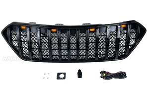 Grille de pare-chocs avant de voiture, grilles de course, calandre pour Hyundai Santa Fe 2016-2019, kit carrosserie, accessoires automobiles - Product Image 6