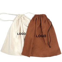 Sacs à poussière en daim vintage réutilisables personnalisés en gros, écologiques, avec cordon de serrage, pour sacs à main, bijoux, vêtements, chaussures, sacs à main de luxe, robes