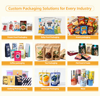 Sachet Doypack Qualité Alimentaire Personnalisé avec Logo Imprimé, Fermeture Éclair, en Matériau Composite Recyclable PET VMPET PE pour Emballage d'Épices