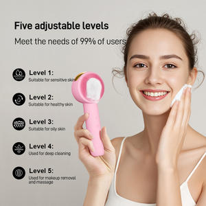 2025 nuevo viaje portátil Mini cepillo de limpieza Facial de silicona Unisex cepillo de lavado Facial de silicona con compresa caliente - Product Image 3