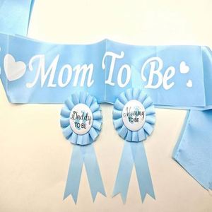 Wholesale Custom Ribbon Flowers for Award Badges Promotional Gifts for Adults and Children Printed with Custom Logos - Product Image 2