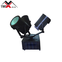 Projecteur de recherche extérieur à trois têtes haute puissance, monocouleur, étanche, 1000w-5000w, pour les bâtiments, l'extérieur, les paysages