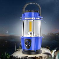 Lampe de camping LED portable à intensité variable avec poignée, longue durée de vie (50 000 heures), technologie COB, étanche IP55, nickel-hydrure métallique