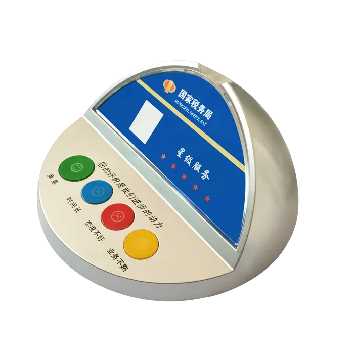Bank Government Hospital Wireless 4 Buttons Happy or not Customer Service Feedback System Customer Satisfaction Device