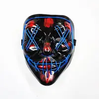 Mascarilla de purga LED para Halloween para mujer, máscara de purga Led de Cosplay terrorífico para Festival, oferta de Amazon
