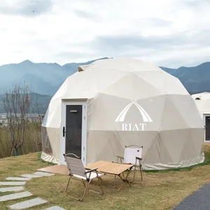 Роскошный геодезический купол палатка Дом Открытый водонепроницаемый сафари купол палатка отель для продажи