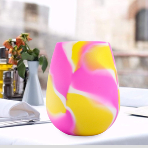 Tasse en silicone de qualité supérieure personnalisée, recyclable, <span class=keywords><strong>incassable</strong></span>, tasse à vin en silicone garantie pour les cadeaux de fête - Product Image 5
