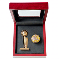 Ensemble de trophées de championnat de basket-ball NBA 2022 Warriors Curry, en alliage de zinc, vente directe d'usine