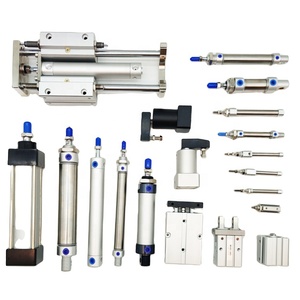 SC/MA/MD/Mal/SDA/TN piccolo <span class=keywords><strong>cilindro</strong></span> pneumatico a <span class=keywords><strong>pistone</strong></span> a doppio effetto con corpo in alluminio <span class=keywords><strong>e</strong></span> componenti del nucleo del cuscinetto Standard - Product Image 1