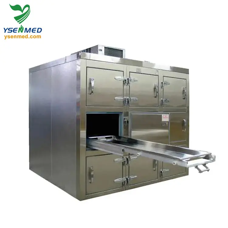 Ysenmed ysstg0109 morgue Tủ đông mortuary thiết bị y tế thiết bị điện lạnh 9 cơ thể morgue tủ đông