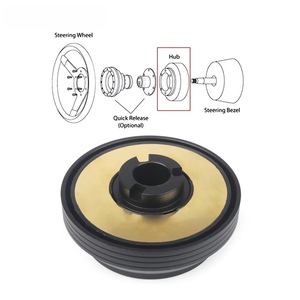 Connecteur de base de volant de voiture en alliage d'aluminium Mrhello 100H pour Mitsubishi Subaru WRX - Product Image 4