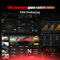 Volant de course PXN V4D Bundle avec retour de force 4 Nm, pédales magnétiques Hall PD HM, servomoteur Direct Drive pour PC
