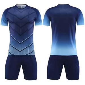 Maillot de football pour adulte, nouvelle conception du fabricant, logo personnalisé, séchage rapide, 100% polyester, manches courtes, uniforme de football tendance - Product Image 3